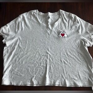 Disney Gray T-Shirt with Castle Logo